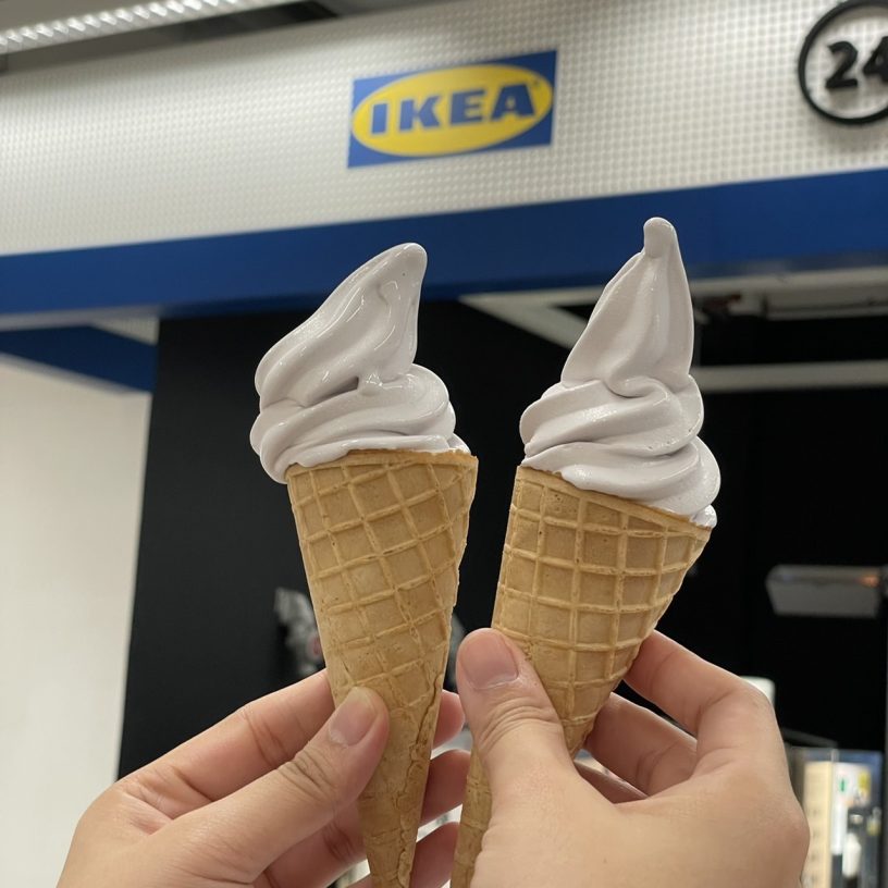 IKEA 芋見幸福霜淇淋